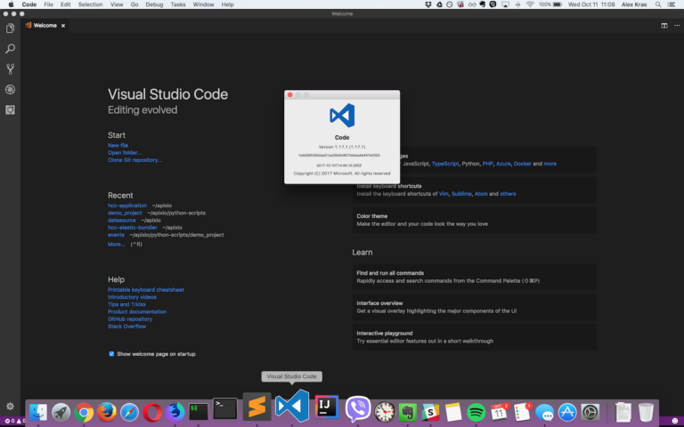delete visual studio code mac